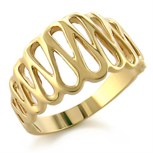 JCE402 Gold Brass Ring with No Stone