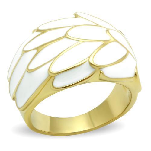 JCE005 IP Gold(Ion Plating) Brass Ring with No Stone