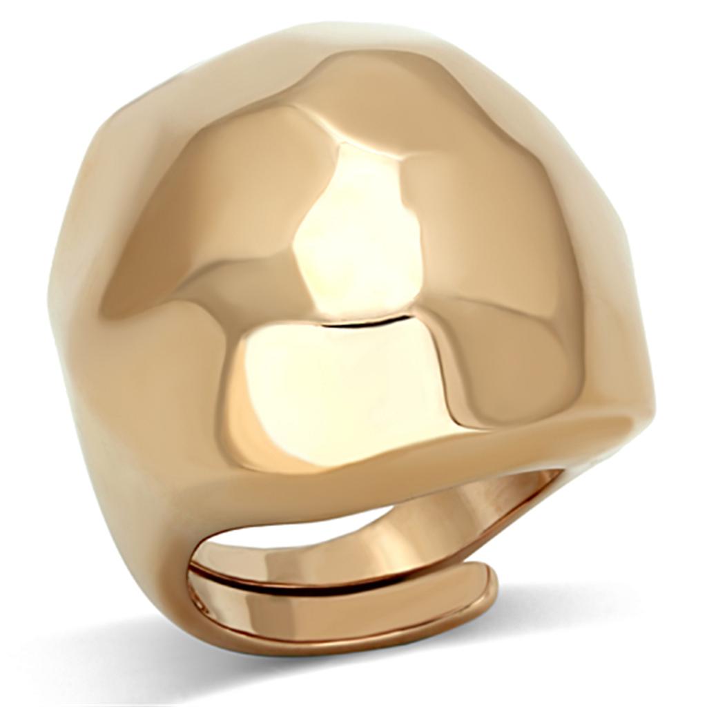 JCE3013 Rose Gold Brass Ring with No Stone