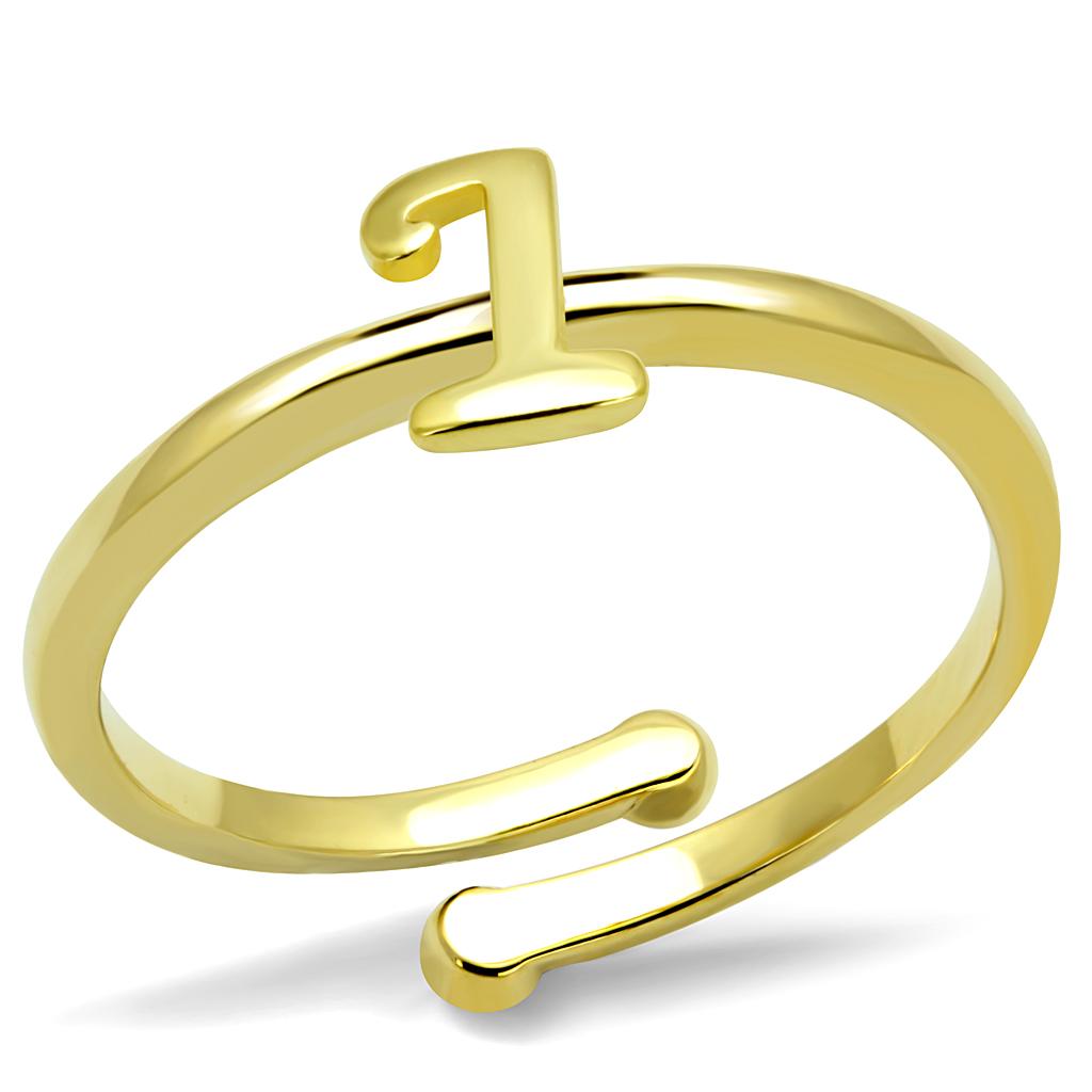 JCE4020 Flash Gold Brass Ring with No Stone