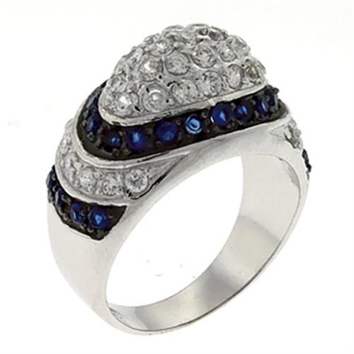 JCEA528 Special Color 925 Sterling Silver Ring with Synthetic Spinel in Montana