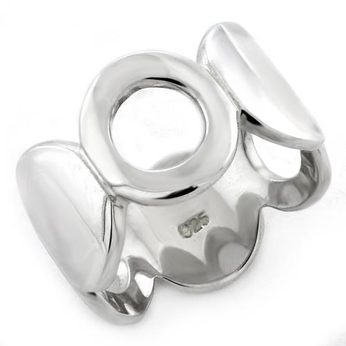 JCEAS1146 High-Polished 925 Sterling Silver Ring with No Stone