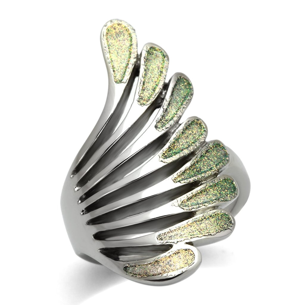 JCE1001 High polished (no plating) Stainless Steel Ring with No Stone
