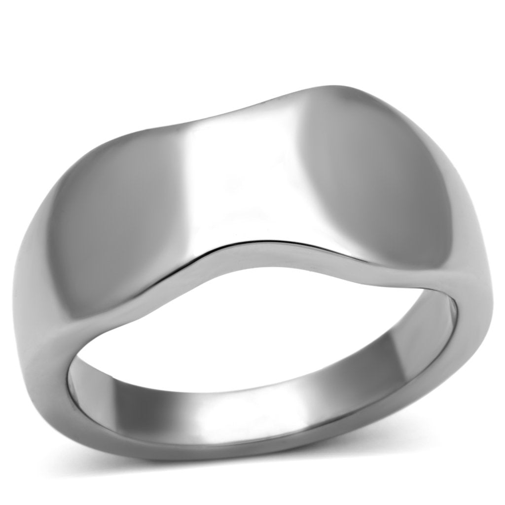 JCE618 High polished (no plating) Stainless Steel Ring with No Stone
